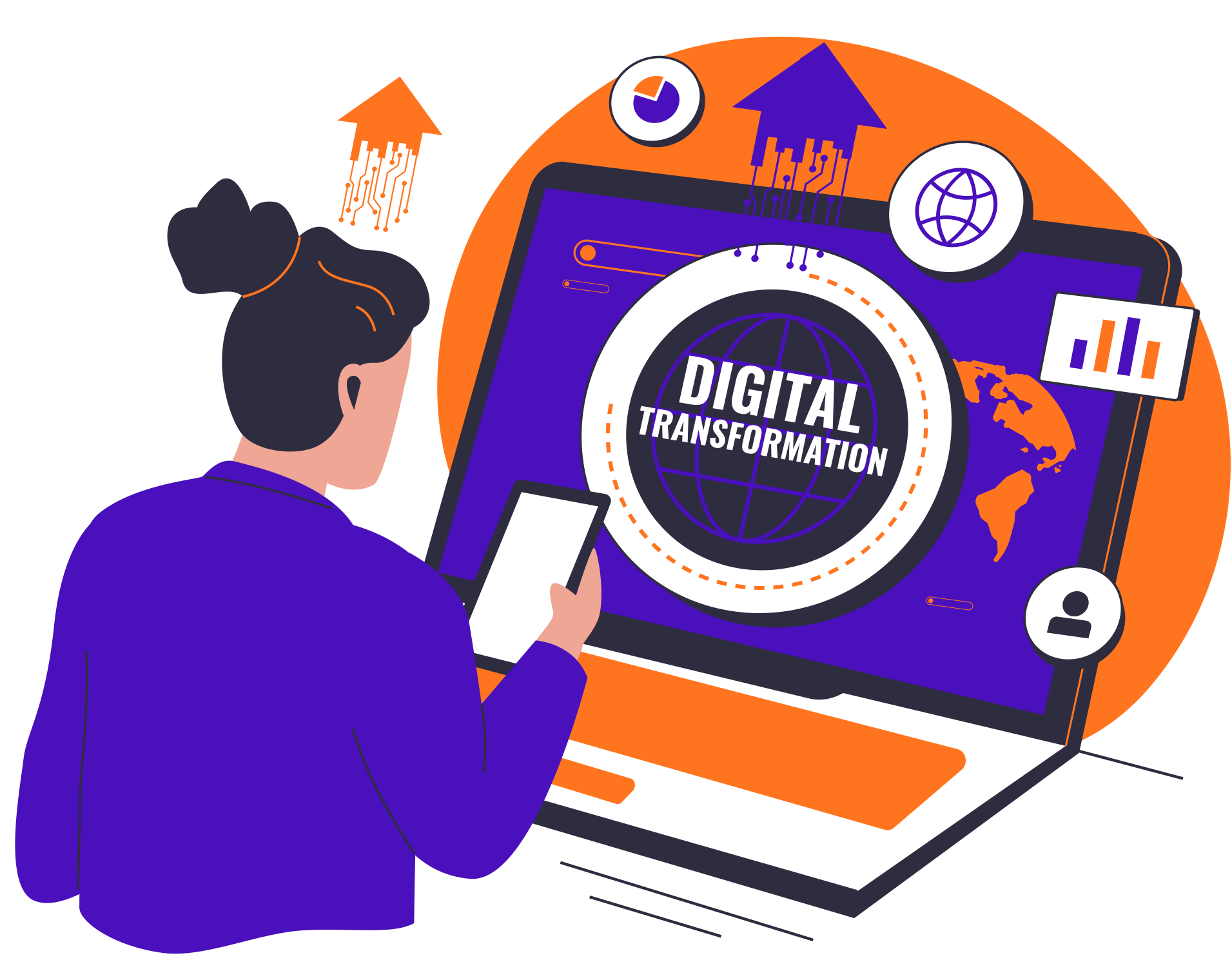 Ilustración para Plataforma de Automatización y Centralización de procedimientos de debida diligencia